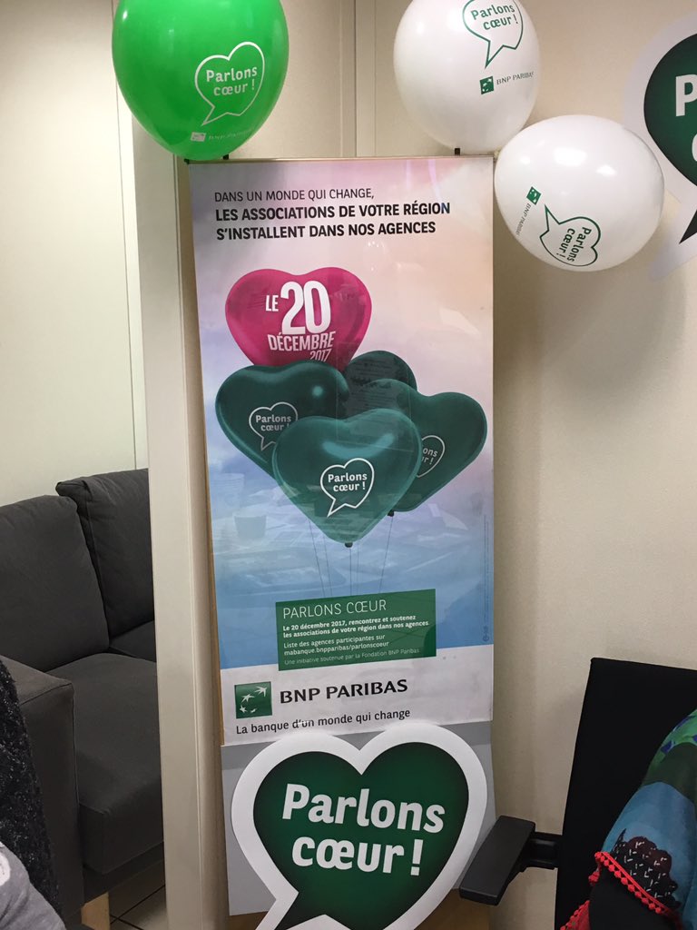 gouzigouza34's tweet photo. Belle journée d'accueil d'associations de quartier de la ville d'Antony au sein de notre agence. Opération "PARLONS CŒUR ❤️ " #BNPP #ParlonsCoeur #Associations #EspritdEquipeBNP https://t.co/KSjpddNt9m