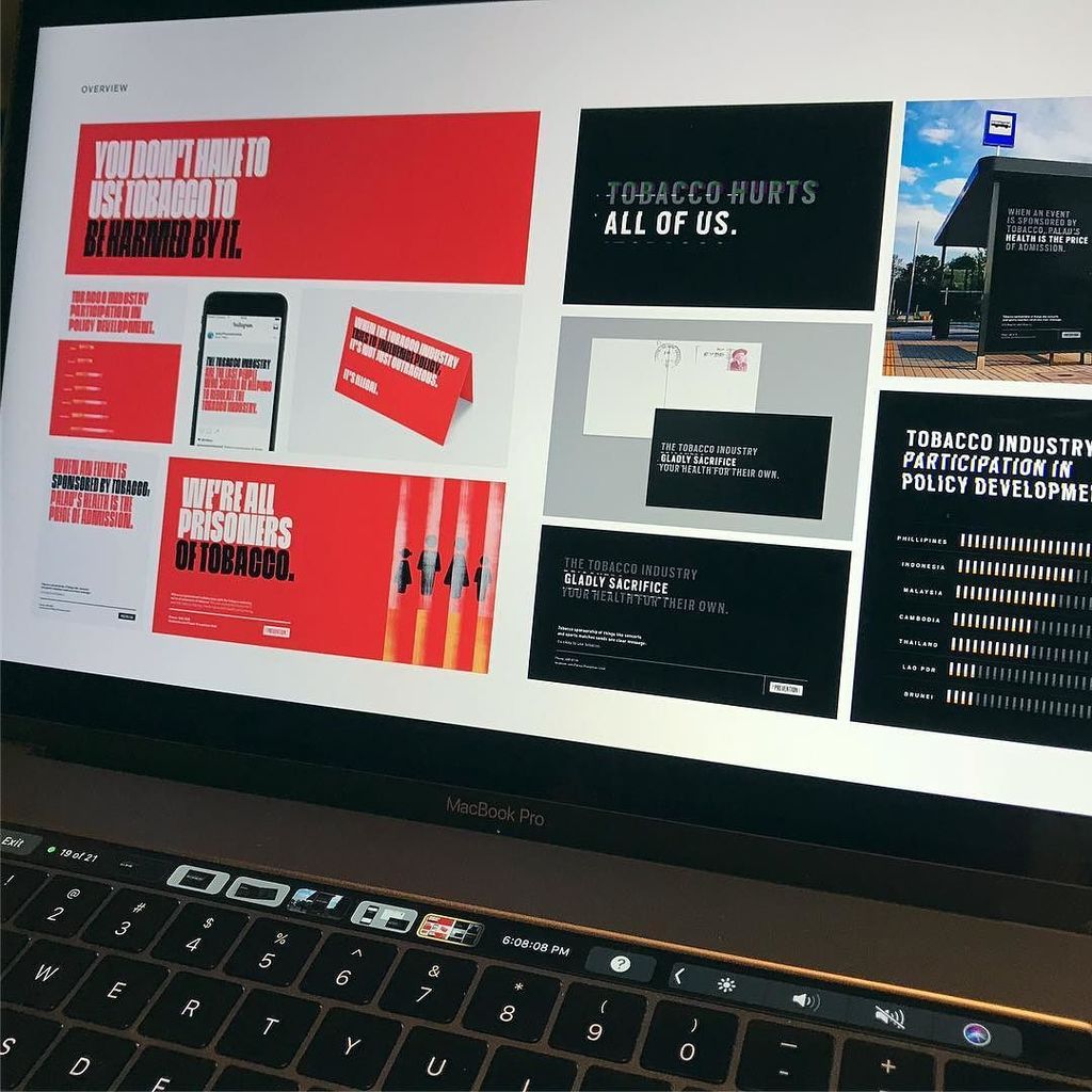 UnifiedTheoryCo's tweet photo. Wrapping up some initial concepts for our next campaign for the Palau Prevention Unit.
.
.
.
#bestofdesign #brand #marketing #nycdesign #designstudio #red #black #typography #type #bold #condensed #studiolife #agencylife #nycagency #vsljrnl #designinspir… https://t.co/2YaWgFzXWL https://t.co/L1WUzvvYAX