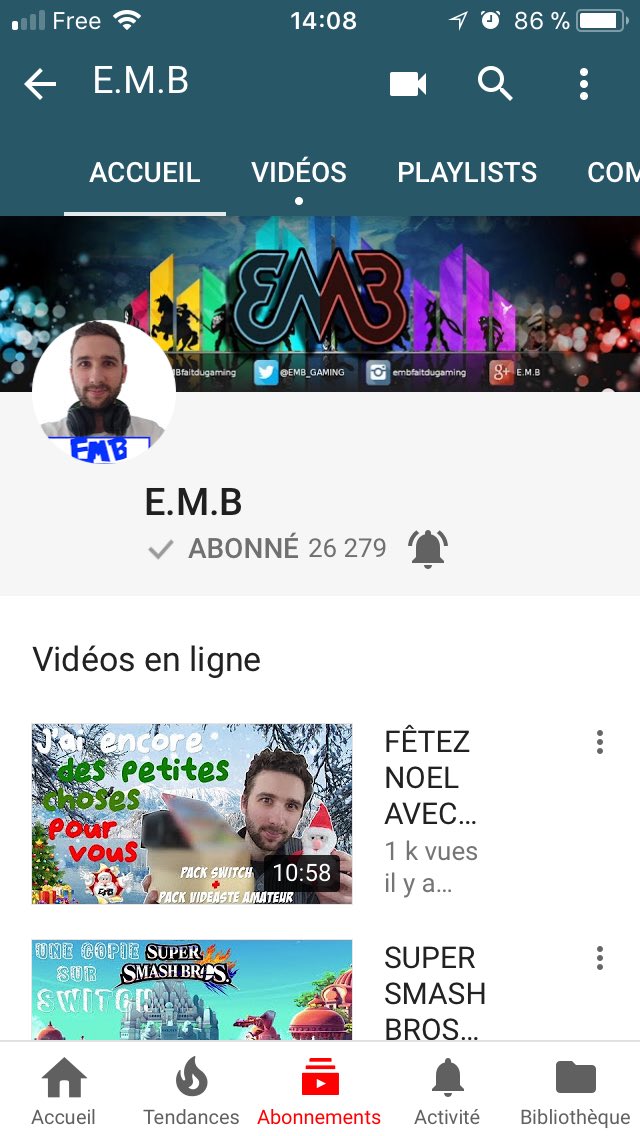 caroG1808's tweet photo. @EMB_GAMING Je suis une ultra fidèle de ta chaîne https://t.co/3XxkVByKSE