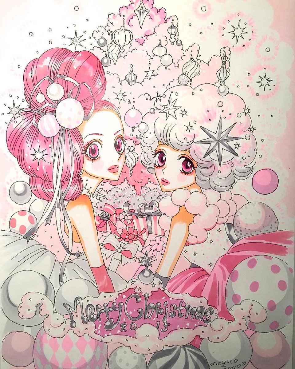 そろそろ #シュガルンブレス 届く頃でしょうか☺
素敵なクリスマスプレゼントになりますように〜?
こちらは2015年のクリスマスに描き下ろしたショコラとバニラ!塗り絵もできます!担当編集(まりも) 