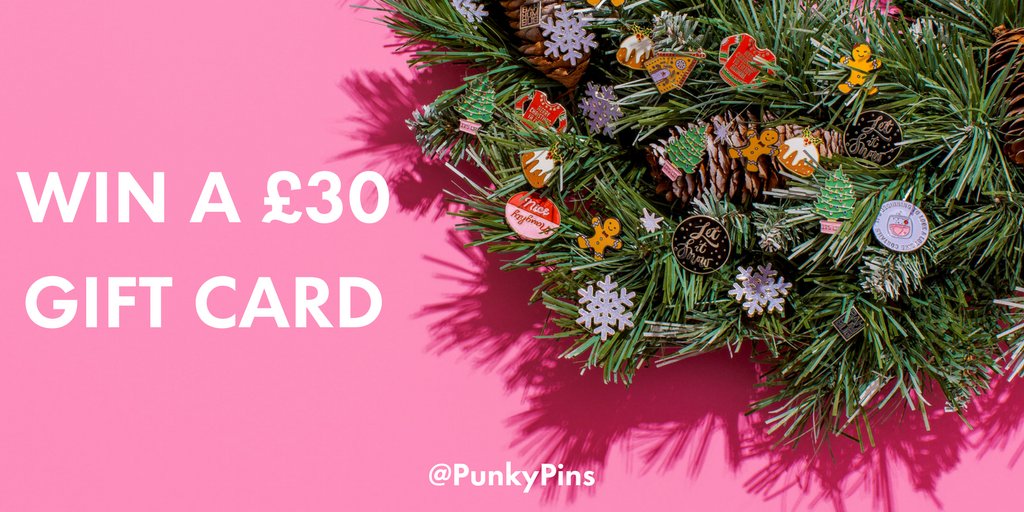 ⭐️ COMPETITION TIME  ⭐️
Win a £30 Punky Pins gift card in time for Christmas
All you need to do to enter is 
 ⭐️ Follow us
 ⭐️ Like this post
 ⭐️ Retweet 
Winner to be chosen at random on Friday 22nd December.