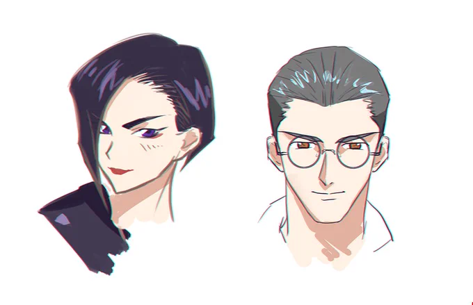 もういっそのことめちゃめちゃアニメ風に割り切ったらどうか?っと思って試しに描いたけど「無いな」ってなったやつ。でもこれはこれで嫌いじゃない。 