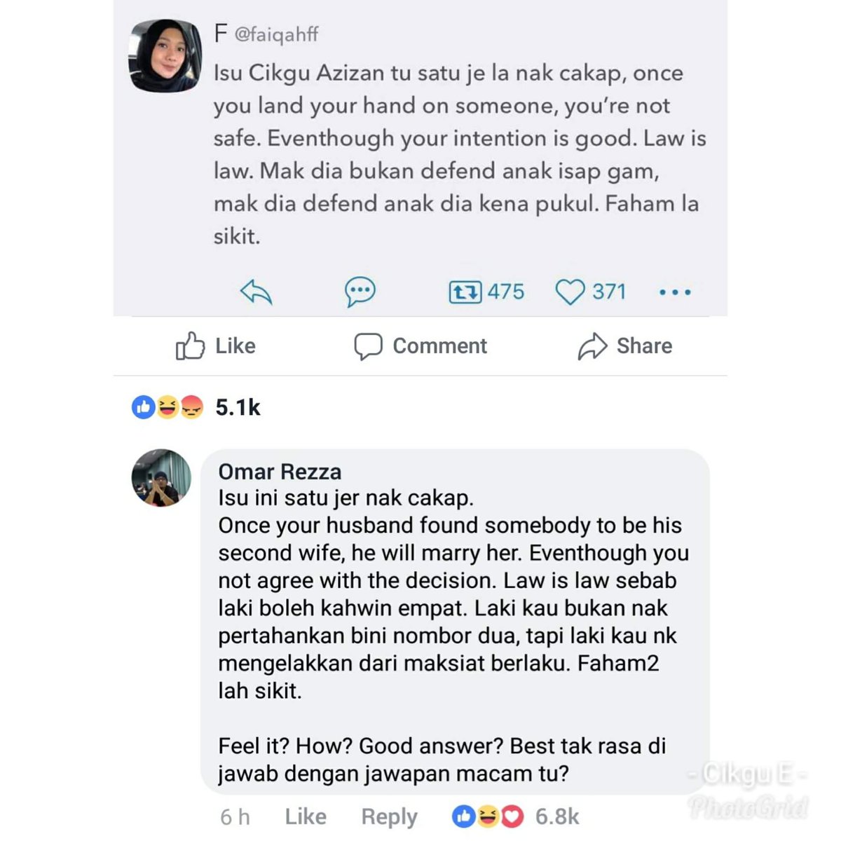 twt_Kimilol's tweet photo. @zaileefd2 @faiqahff Best respond ever 😂 https://t.co/jGmpDme1sw