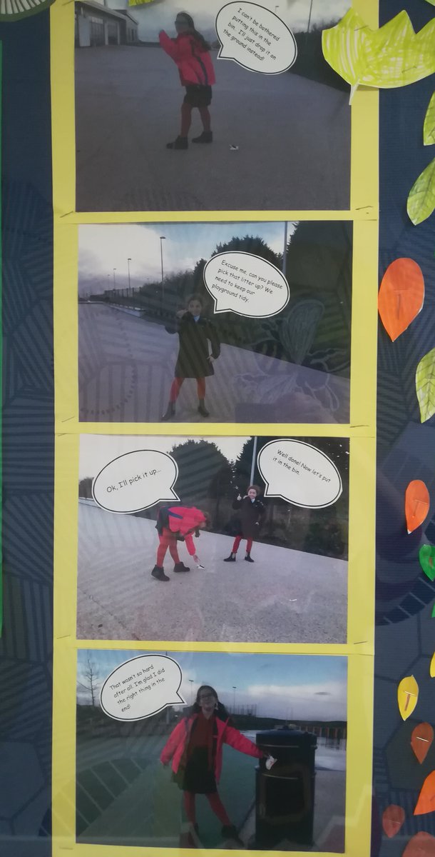 SchoolHillside1's tweet image. And another amazing display! Check out our new Eco board. Complete with an educational photo story about litter and a proud member of our Eco group!! @EcoSchoolsScot #ecoschool #pupilvoice #ecocode #greenflag