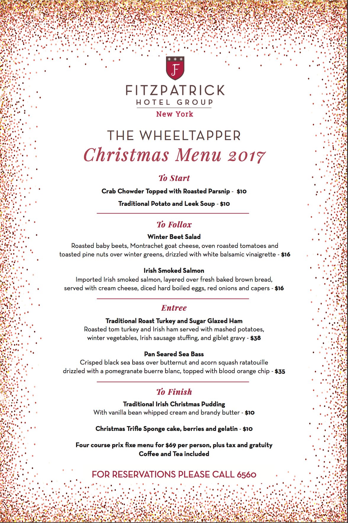 Fitzpatrick Hotels On Twitter Our Chefs Have Been Busy Creating The Perfect Festive Feast For Christmas Day Both Our Restaurants Check Out Our Christmas Day Menus For Each Of Our Hotels What S