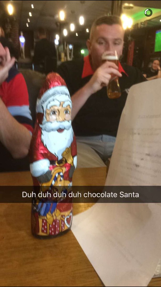 TractorBoysFC's tweet photo. No games until 8th Jan #WinterBreak βοΈ βοΈ So Wishing All Our Followers A Very Merry Christmas π and A Very Happy New Year As 2018 is #OurYear #YearOfTheTractor @TractorBoysFC #5YearsOfHurt #ChocolateSanta #MerryChristmas https://t.co/0rpi1XuaLU