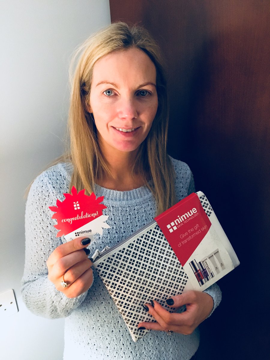 Congratulations to Judy Vine and Caroline Baker Ui Dhuinnin who found a snowflake in their Nimue festive bags. Transform your skin with Nimue and purchase your festive bag at your nearest stockist. If it contains a snowflake you will win a Nimue hamper.