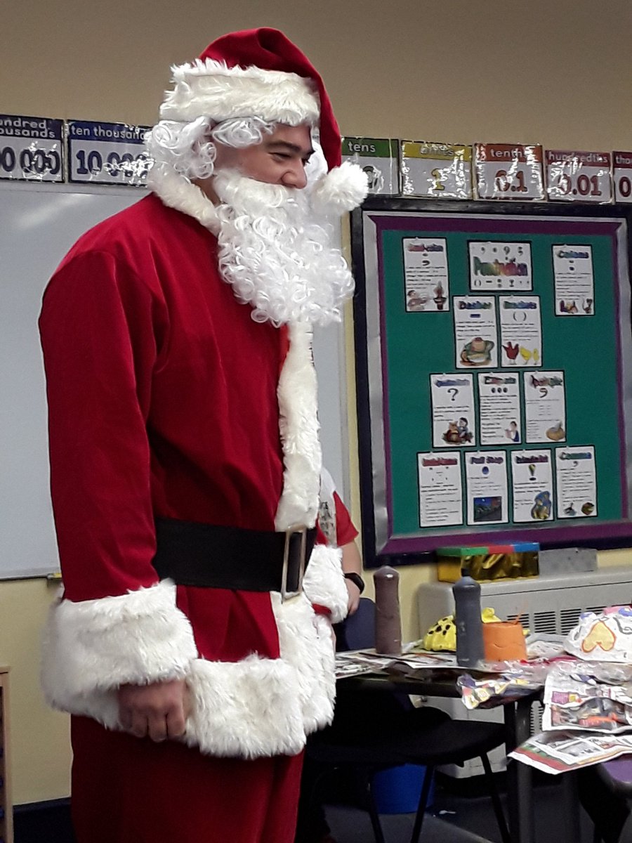 AppleshawSchool's tweet photo. Father Christmas visiting school today! https://t.co/ysq1lJ5gtj