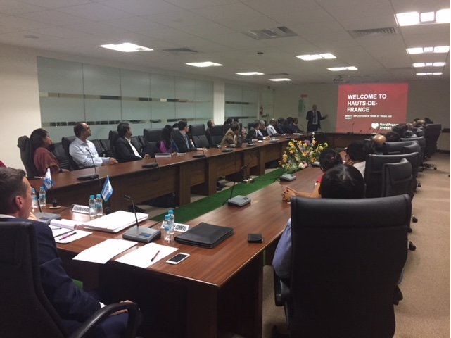 NFInvest's tweet photo. @NFInvest and @businessfrance are promoting @hautsdefrance #attractiveness in front of 30+ Indian companies in #Pune. Thank you to our partner the @MCCIA_Pune for organizing this great event for us. https://t.co/J0fQsCho0q