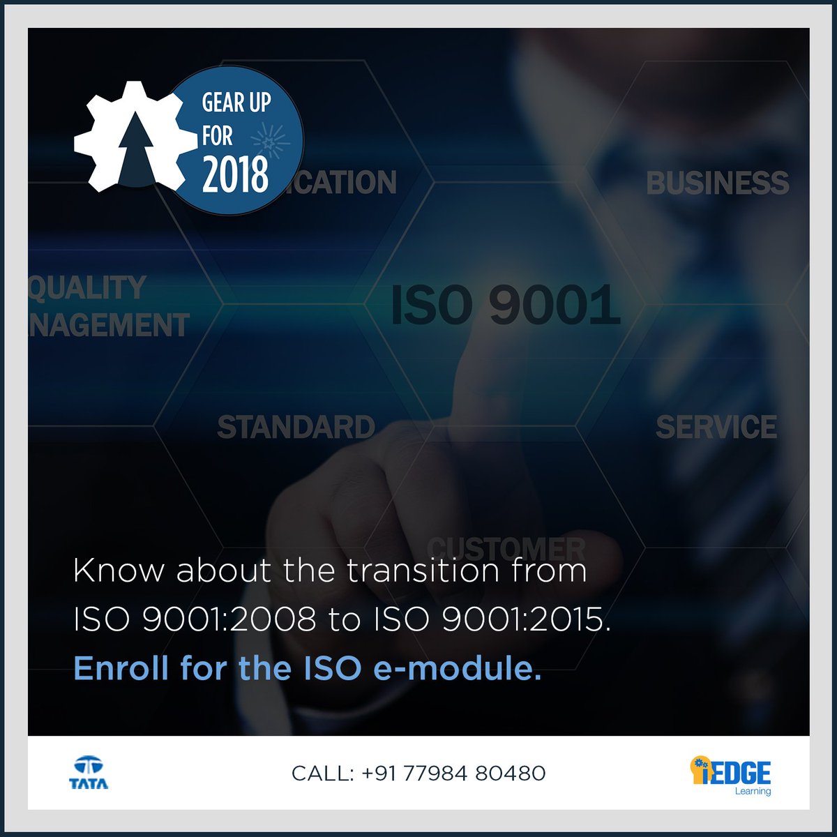 iEDGE_Learning's tweet photo. We have ISO 9001:2015 e-learning module which replaces the 2008 version. To know more about ISO e-module, visit https://t.co/eduqYCqae1.
Contact us on 7798 480 480 | info@iedgelearning.com
#GearUpFor2018 #ISO #emodule #elearning #iEDGE https://t.co/CvqsdWut5o
