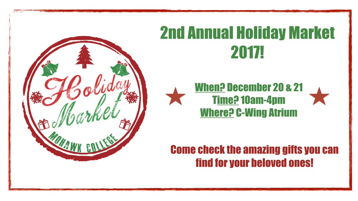 MohawkFood's tweet image. It's today! Just one more hour and we'll be ready for you :) bring your friends and get refreshed for our Holiday break!