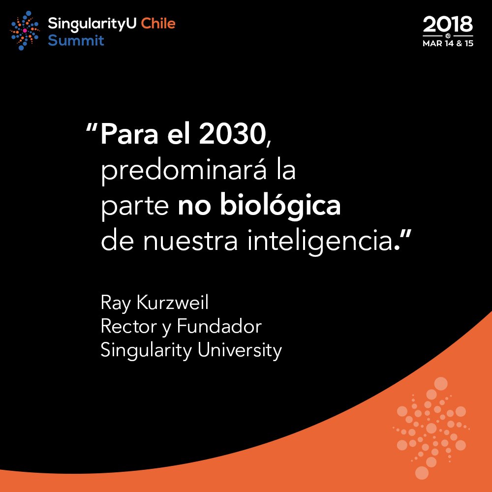 BarbaraSilvaIn's tweet photo. #DesdeSingularityU
¡Reserva tu cupo! https://t.co/ptVt1ahffU
#SUChileSummit #RayKurzweil https://t.co/oBH1bEjEkg