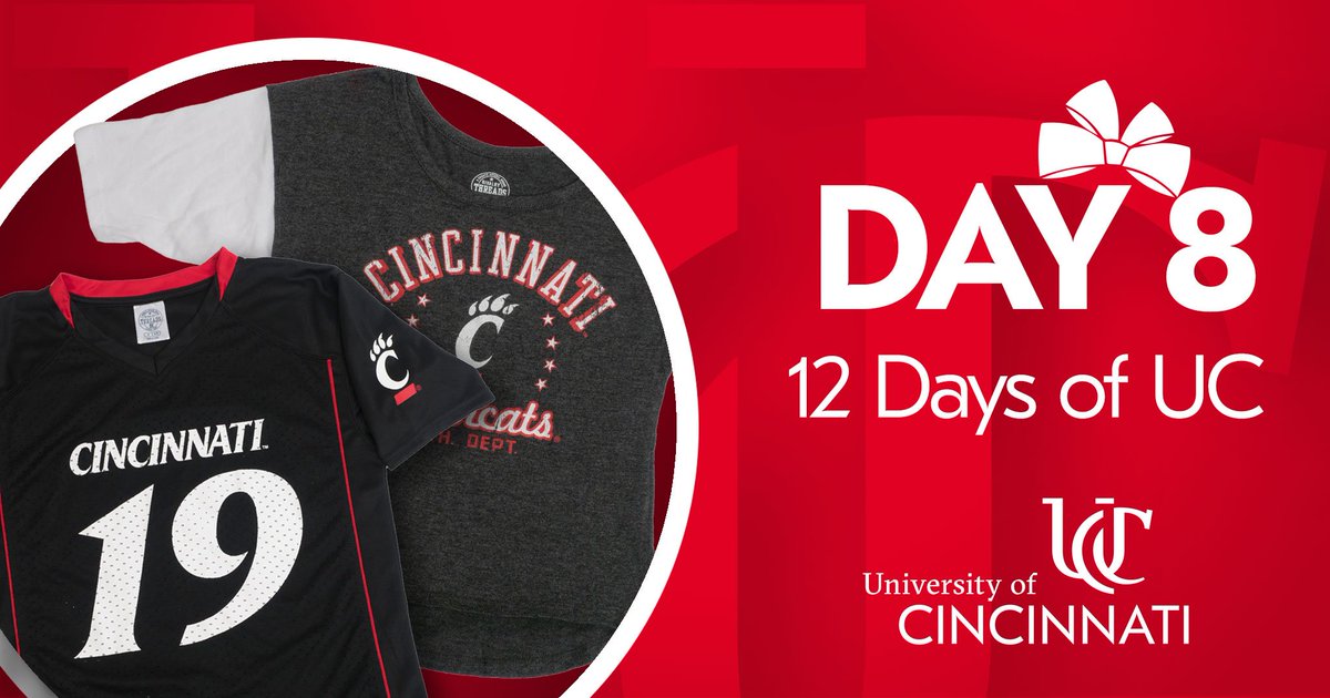 uofcincy's tweet photo. Today's #12DaysofUC gifts are these Rivalry Threads by @KA_Apparel kids t-shirts seen at @Target. Retweet this and you will be entered to win them! https://t.co/cpyYiU1yHH