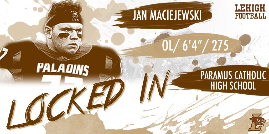 LehighFootball's tweet photo. Welcome Big Fella. β οΈ
Welcome @jan_maciejewski to Lehigh Nation! #LUSigningDay #LockedIn #BirdGang18 https://t.co/JpPc2UscK7