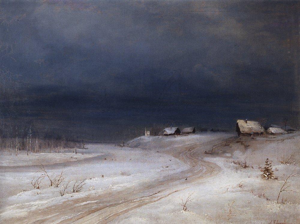 🎨 Aleksey Savrasov - Winter Landscape / Алексей Саврасов - Зимний Пейзаж 
❄️ #winter #зима #art #Savrasov #WinterLandscape #Саврасов #ЗимнийПейзаж
