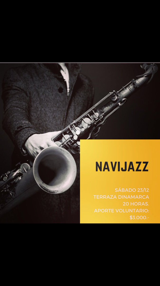 Dinamarca399's tweet photo. NaviJAZZ en @Dinamarca399 | SAB 23 | 20hrs
Ven a disfrutar del Jazz en nuestra terraza https://t.co/S2LuvSaUUp