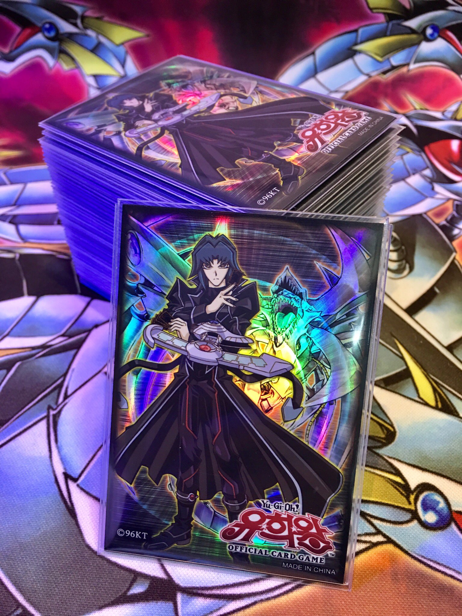 遊戯王 公式プレイマット サイバーエンドドラゴン 丸藤亮 プレイマット