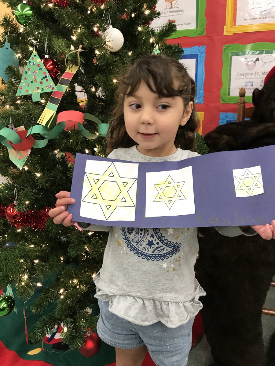 MsMary008's tweet photo. Learning through winter holidays...retelling stories, shapes, sequencing by size, and improving communication! @HCPSForestHills https://t.co/XSHpTo2WaD