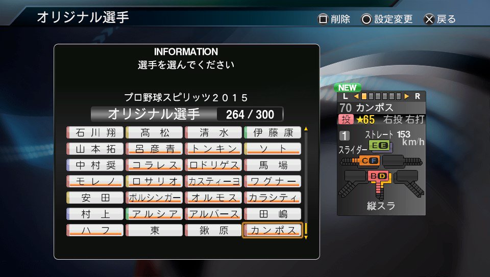 しｰと プロスピ15での新入団選手作りが大変ということで明日に備えて寝ます おやすみなさい W プロスピ15