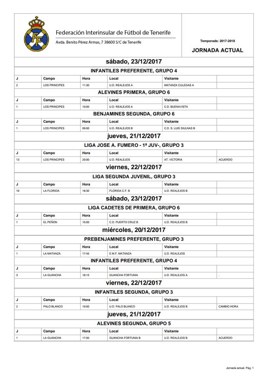 UDRealejos's tweet photo. Horario de los partidos oficiales que estaban pendientes para nuestros equipos, que se juegan esta semana.
#VAMOSUDR https://t.co/1OIgO6kf4g