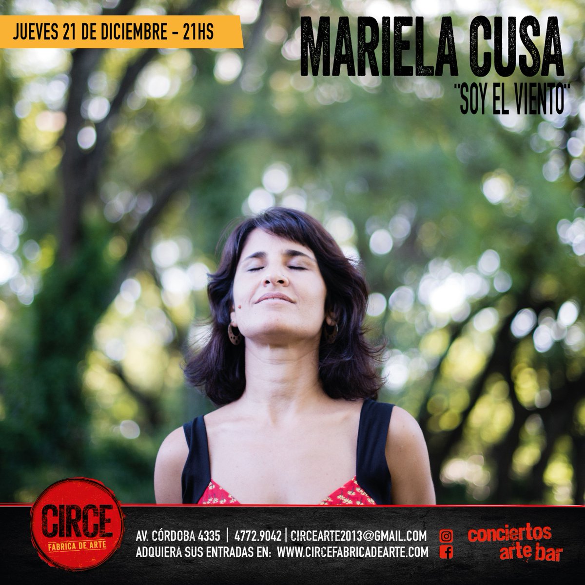 Mariela Cusa "Soy el Viento" / Celebrando, Soltando, Despidiendo el año con Apura Chaschas y más Invitados