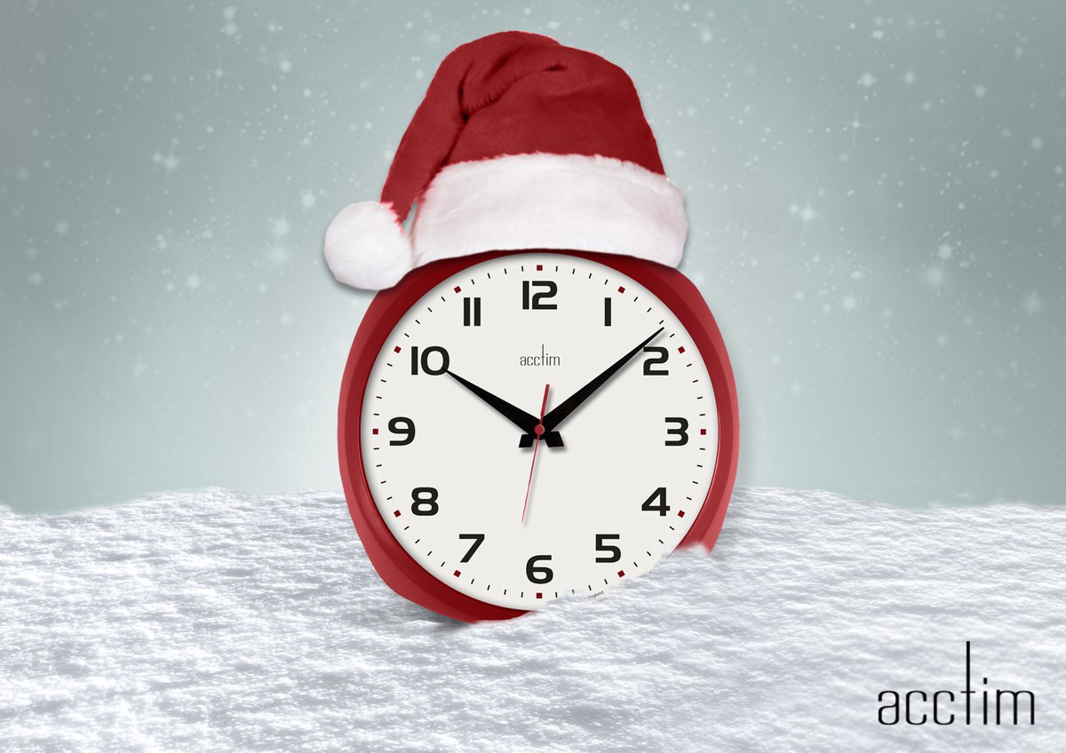AcctimClocks's tweet image. Dreaming of a White Christmas... ❄️ #5MoreSleeps #GiftOfTime #AcctimTime acctim.com