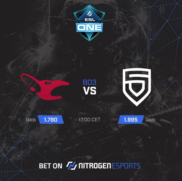 NitrogenEsports's tweet photo. #ESLOne Genting qualifiers are on!
PLACE YOUR BETS: https://t.co/Fwfrs4YlX7 https://t.co/ppARfoear4
