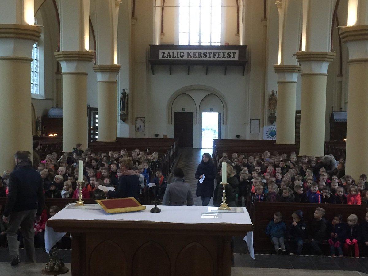 Generale repetitie in de kerk vandaag!