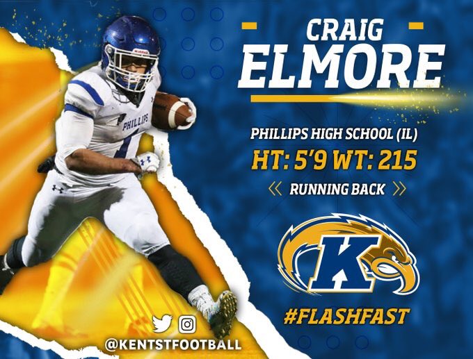KentStFootball's tweet photo. Welcome to the Family, Craig! #FlashFast ⚡️⚡️ https://t.co/ZePJc0Qb15