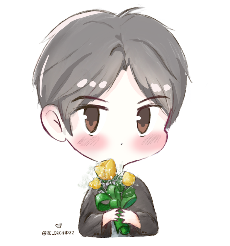 Re_Orchid22's tweet photo. with flower🌹 #ORCHIDfanart #EXOthART #sehun #exo #exofanart https://t.co/tKY8DnaHrx