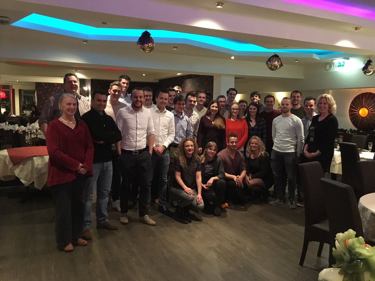 CLOSING DINNER TIME 🎉🍾   With MSc logistics/procurement/SCM. End of Term 1 in #Venlo  #HappyHolidays first and then heading for #Plymouth. #MerryXmas