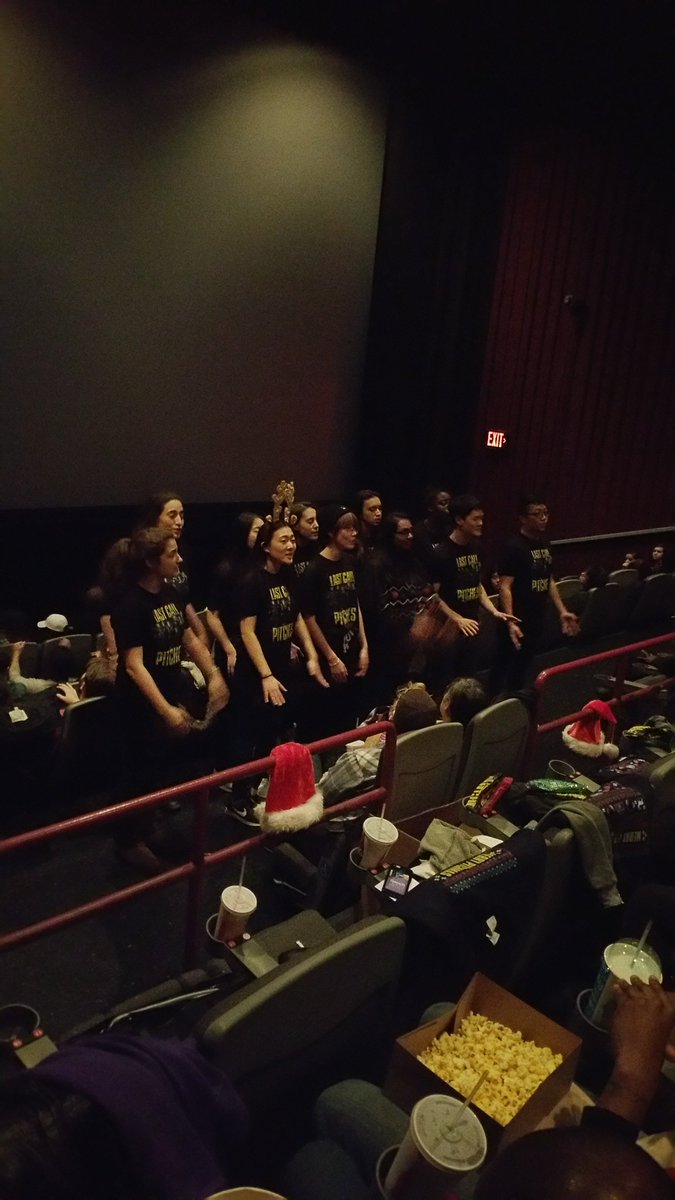 The Blue Note Acapella Group from Baruch College sang to us at our #PitchPerfect3 movie screening last night! Become a member today and enjoy special events like this one!