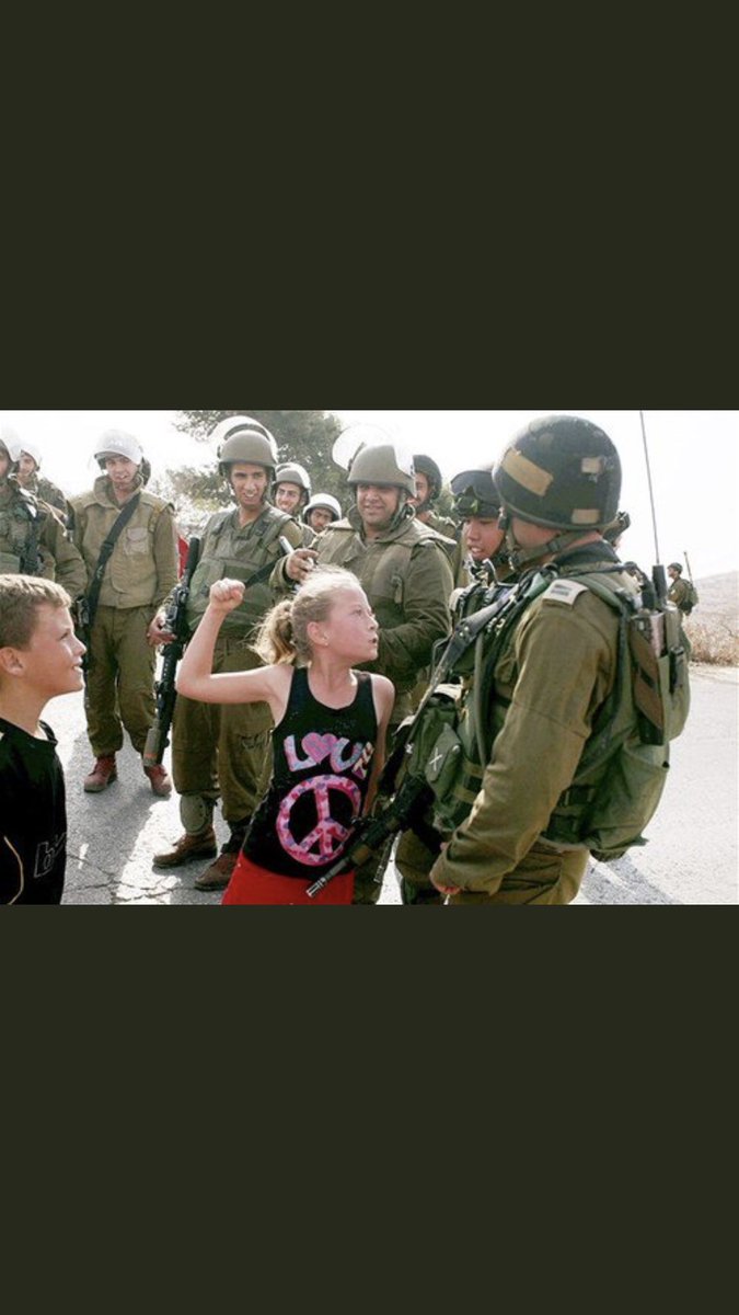 ELKILANYWAFAA's tweet photo. #فلسطين لا تلد أطفال تلد أبطال 
#عهد_التميمى https://t.co/apNljnhz2X