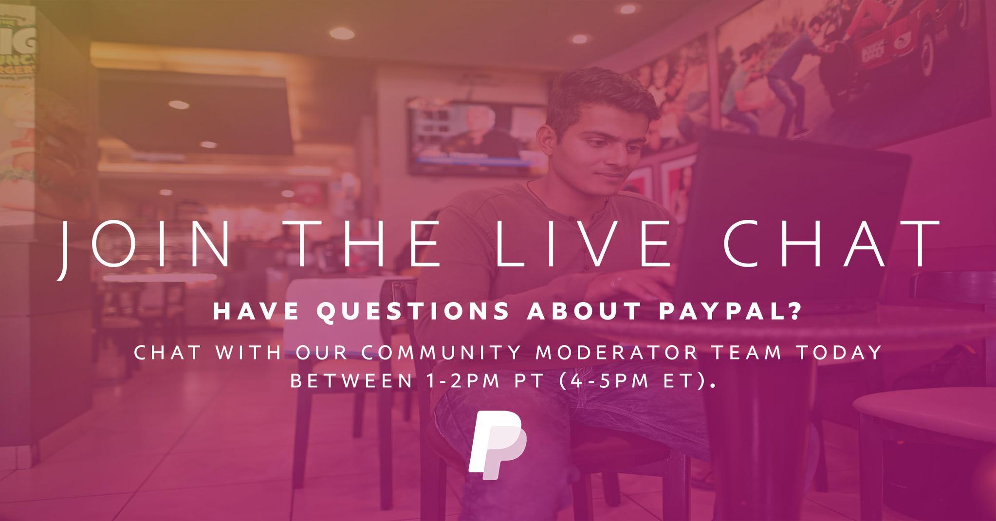 PayPal on Twitter "Have questions about your PayPal account? Chat