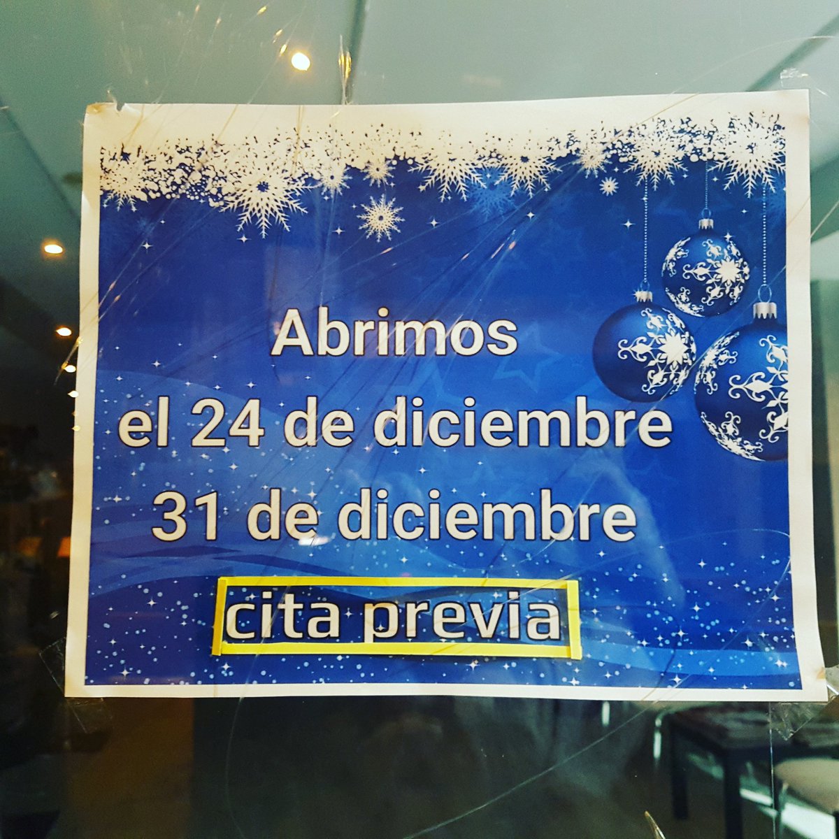 Pide tu cita para 24 y 31 de diciembre