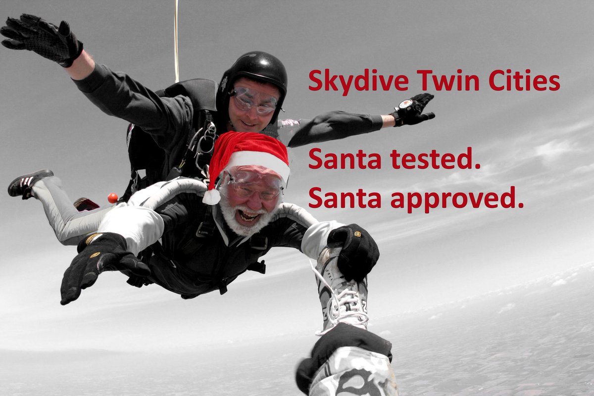 SkydiveTC's tweet photo. #santa #skydive #christmaslist https://t.co/eMPLrLdioy