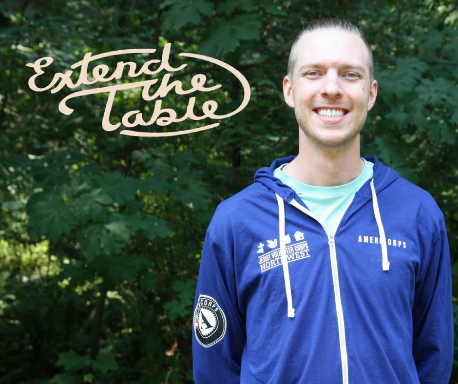 JVCNorthwest's tweet photo. "Extending the table means finding a willingness within your own heart to extend compassion and love to both yourself and others." JV Connor Beck (Seattle, WA '17-18) reflecting on his service at @interim_cda. Help #extendthetable to more volunteers at https://t.co/SbctNTBjiT https://t.co/XL3Mw6wmHm