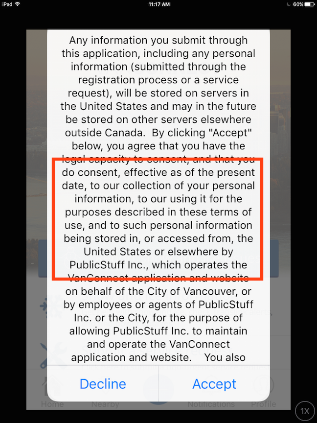 jonesj's tweet image. Hey. I just wasted an hour w VanConnect. Installed &amp;amp; DELETED. Horrible app. Proprietary platform not wanted. ☁︎ Besides which CoV pipelines Canadian data to US servers ☁︎ Clunky &amp;amp; ugly #refusetouse #datatrash #weliveinvancouver #vanpoli