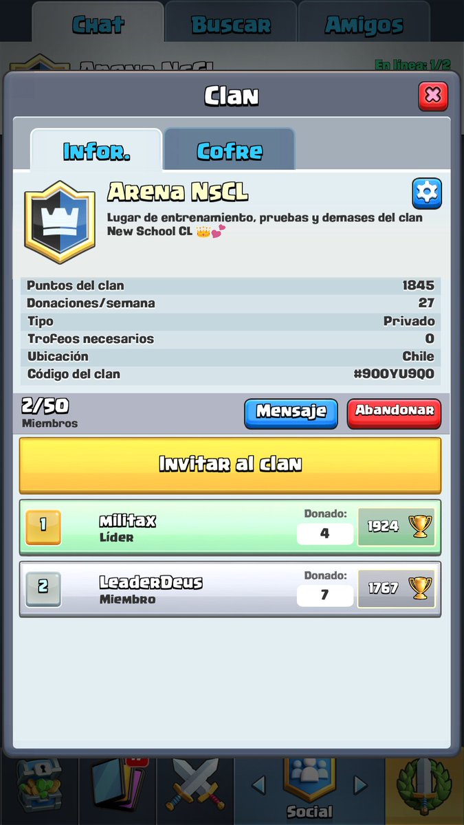 Clan abierto para que se unan los de los brackets
@Krisart_Gamer @SecryGamer <a href="/CAOZYT/">CAOZ 秘密武器</a>