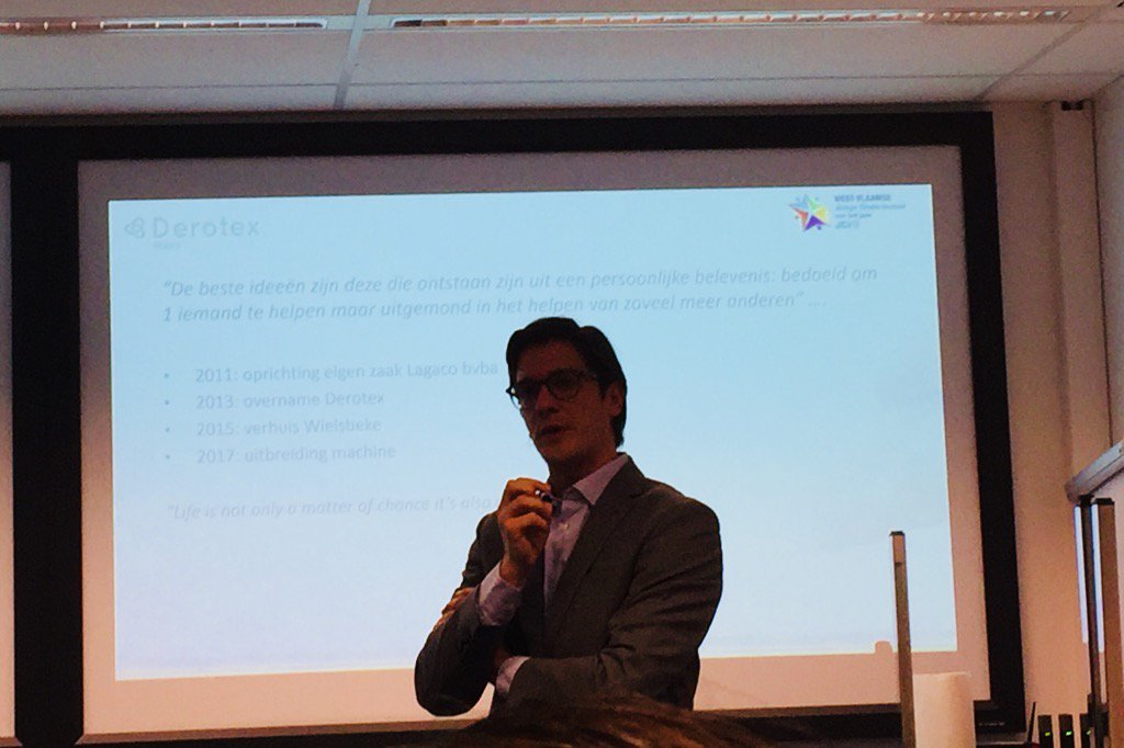 <a href="/JCIAwardWVL/">JCI West-Vlaamse JO</a> ‘Life isn’t only a matter of chance it’s also a matter of choice’ #Derotex #sustainable