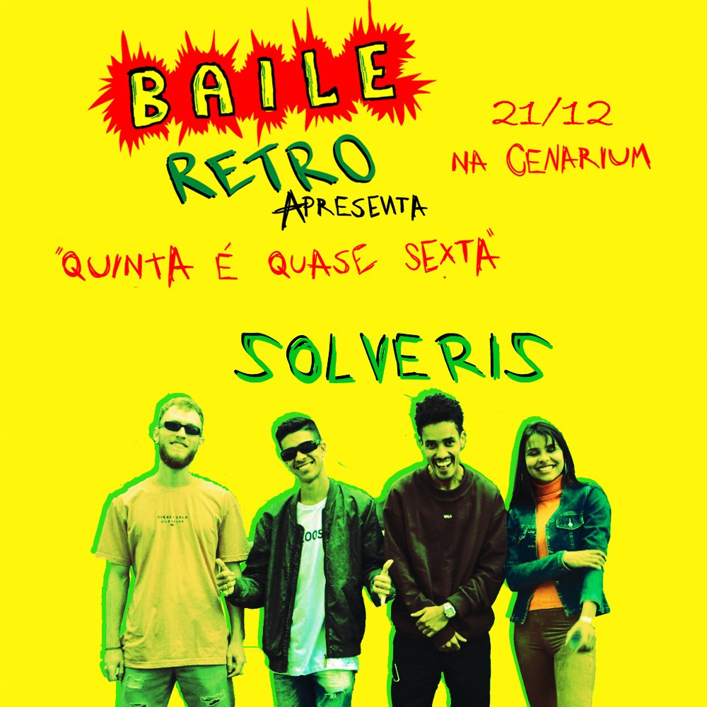 solverisoficial's tweet photo. Amanhã te Solveris no Baile Retrô apresenta: quinta é quase sexta. quem vamos? 🌸💥
#Agenda #Solveris #BaileRetro https://t.co/X6EFzMBhQM