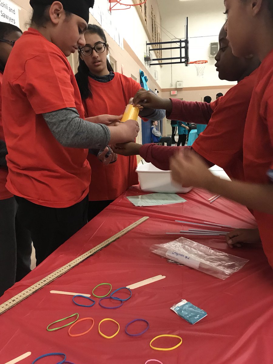 reneeram's tweet photo. STEAM Challenge #2 in progress: “Cup and Marble” #CheyneSTEAM  @Cheynecheetahs https://t.co/PjkLQaYUeS