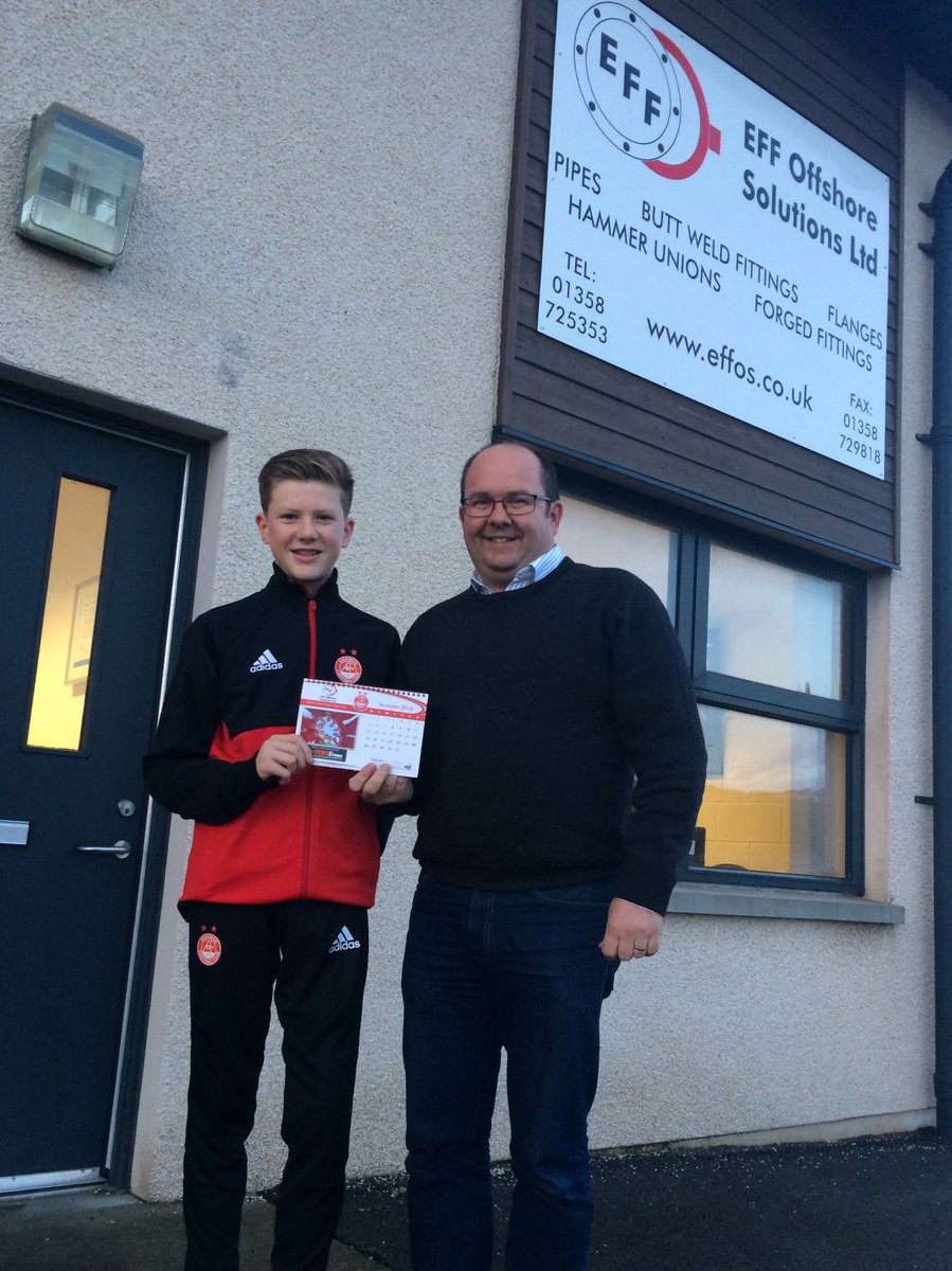EFFOSltd's tweet photo. Connor Grant presenting us with our copy of the @AberdeenFCYouth calendar for 2018, which we were delighted to sponsor once again this year. https://t.co/8CSqenD9HA