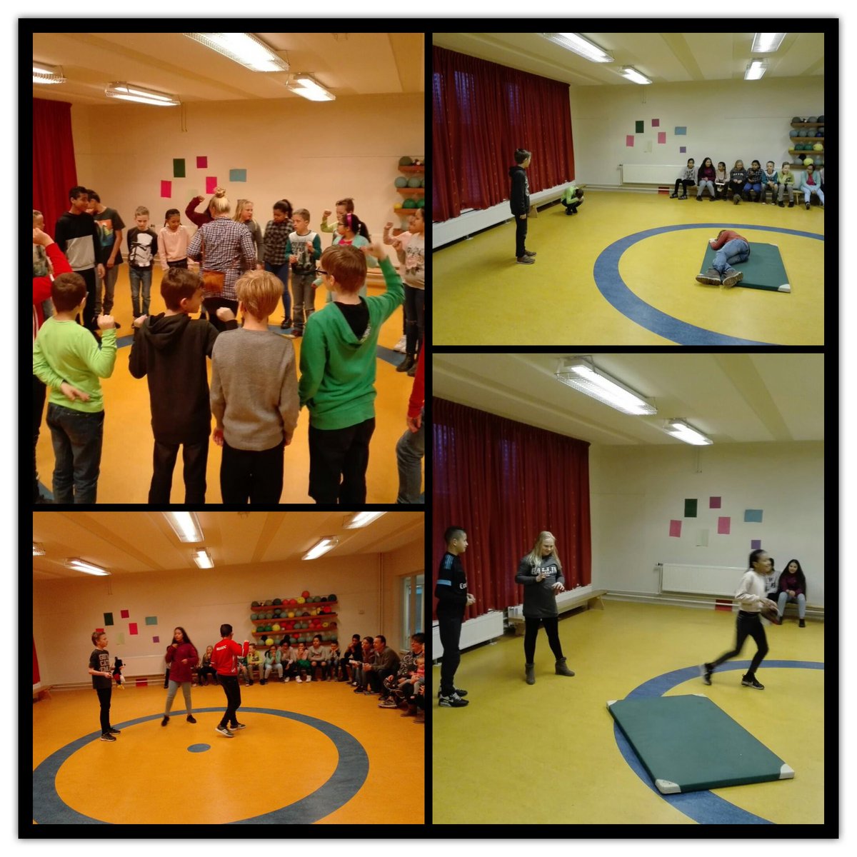 Het eerste blok taal-theaterlessen voor groep 7/8 zit er op. Vandaag, tijdens de open lessen, hebben de kinderen hun vaardigheden aan elkaar en aan hun ouders laten zien. #trots