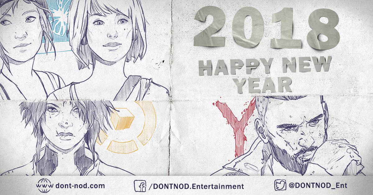 DONTNOD_Ent's tweet photo. #HappyNewYear everyone! 

Another great year to come. Thank you all for the love and support 😊 https://t.co/CQow4oto0V
