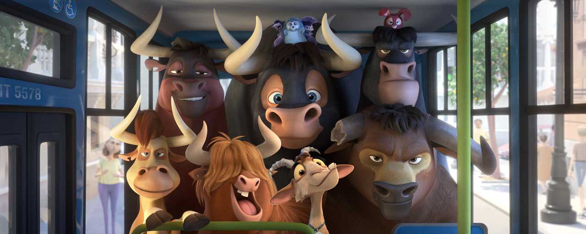 Sortie de Ferdinand ! #Ferdinand
Un taureau pacifiste entouré de plein de copains drôles et tendres.