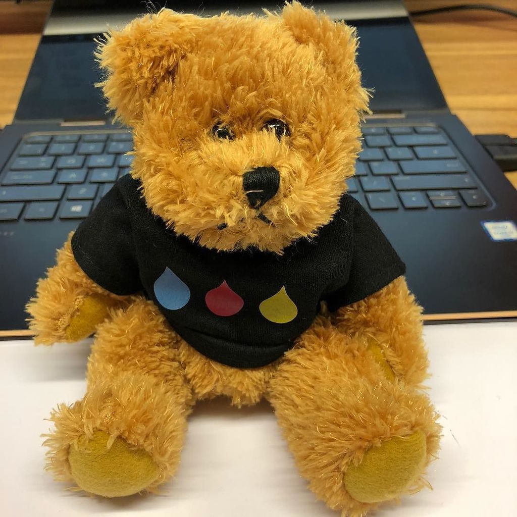 orsha_spillane's tweet image. RT  Yippee our new bear has landed we need a name.. any ideas please ? #directimaging #strongbrand #officesupplies #ink #toners #managedprint #managedprintservices #of…