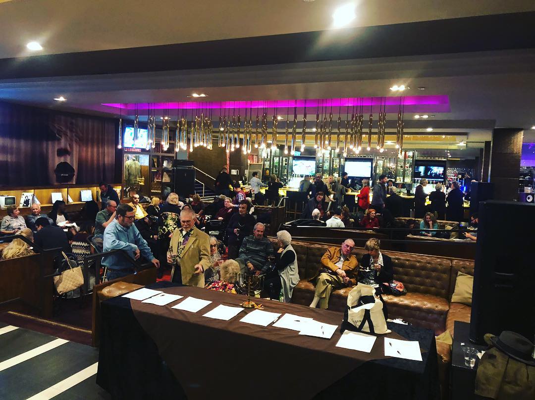 PS_TempleIsaiah's tweet photo. Great turn out for the #Hanukkah party at @HRHPalmSprings benefiting Temple Isaiah and featuring the amazing music of Klezmer Juice!
#palmsprings https://t.co/oFm1wF3lIE
