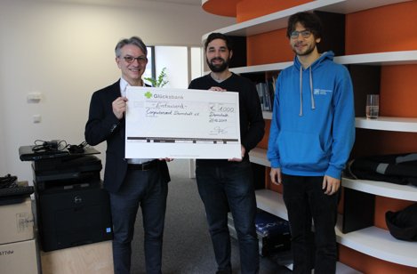 ConWeaverGmbH's tweet photo. Today the donation was handed over to #Computerwerk #Darmstadt e. V. You have also donated? Then share it with the hashtag #LinkedCommunity and tell us about it https://t.co/NrKriD5QkI @TUDarmstadt /tm https://t.co/neWW0rsbkx