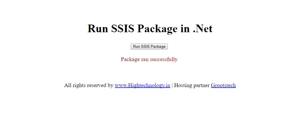 Hightechnology1's tweet image. Run SSIS Package in .Net hightechnology.in/run-ssis-packa…